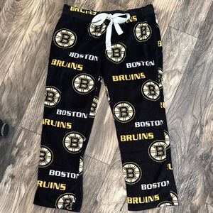 NHL Boston Bruins Women's Lounge Pajama Pants Size XL